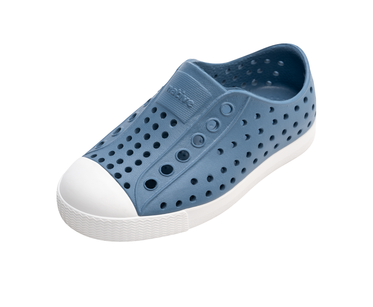 Native Shoes Jefferson Toddler/Child - Oasis Blue/Shell White