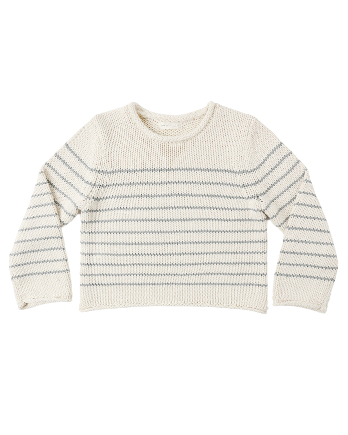 Jacques Sweater Sea Green Stripe