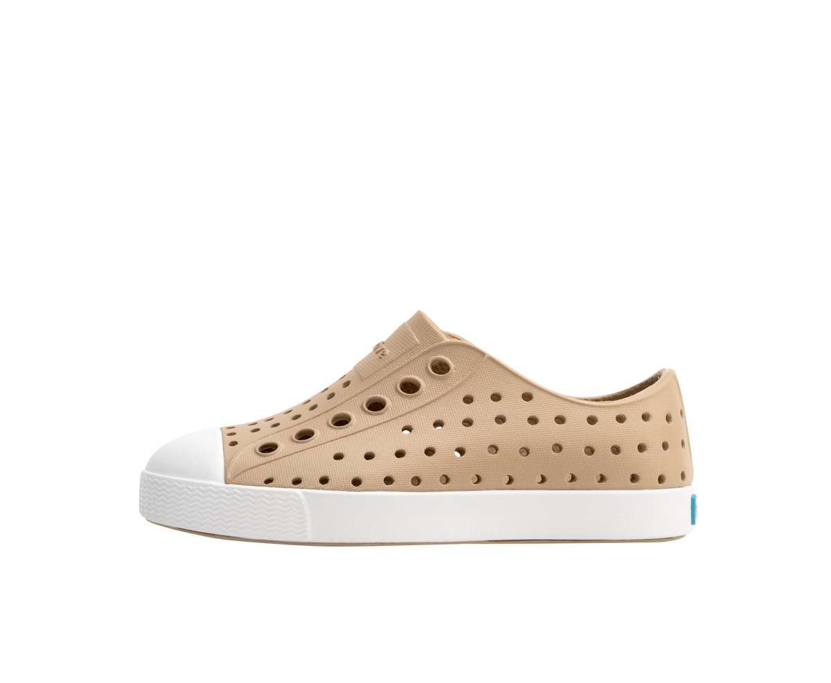 Native Shoes Jefferson Toddler/Child - Flax Tan/Shell White
