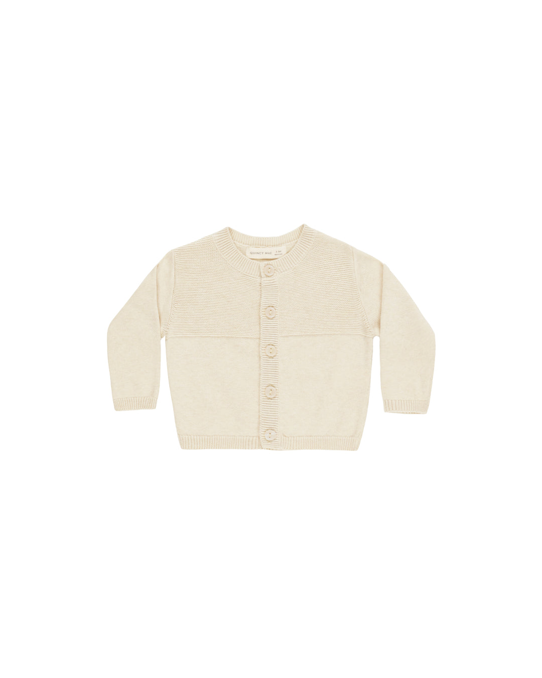 Knit Cardigan - Heathered Natural