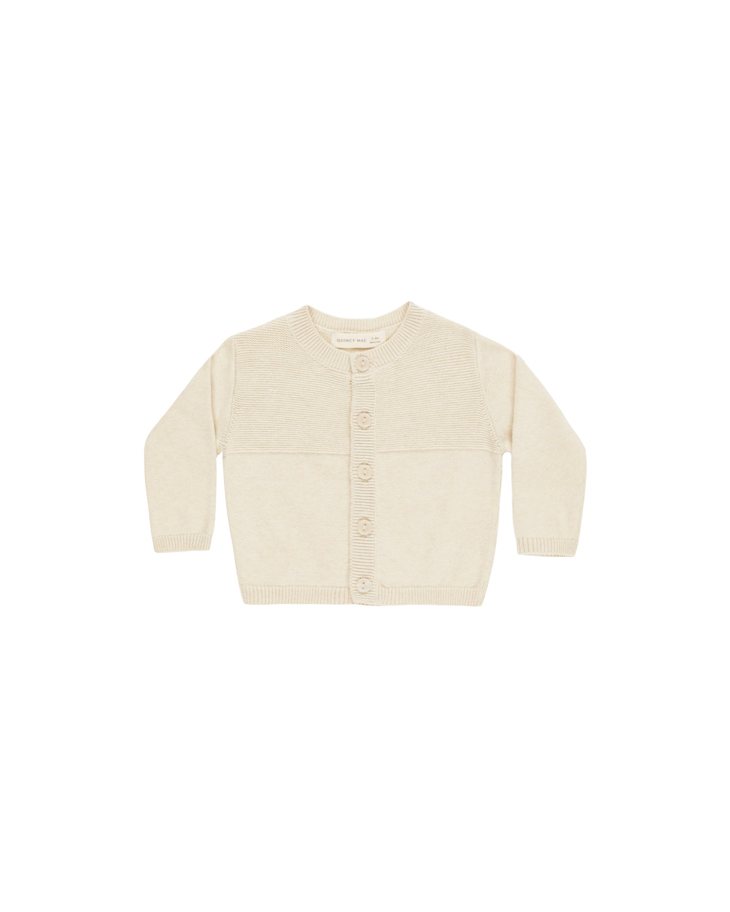 Knit Cardigan - Heathered Natural