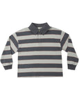 Rugby Polo Sage Stripe
