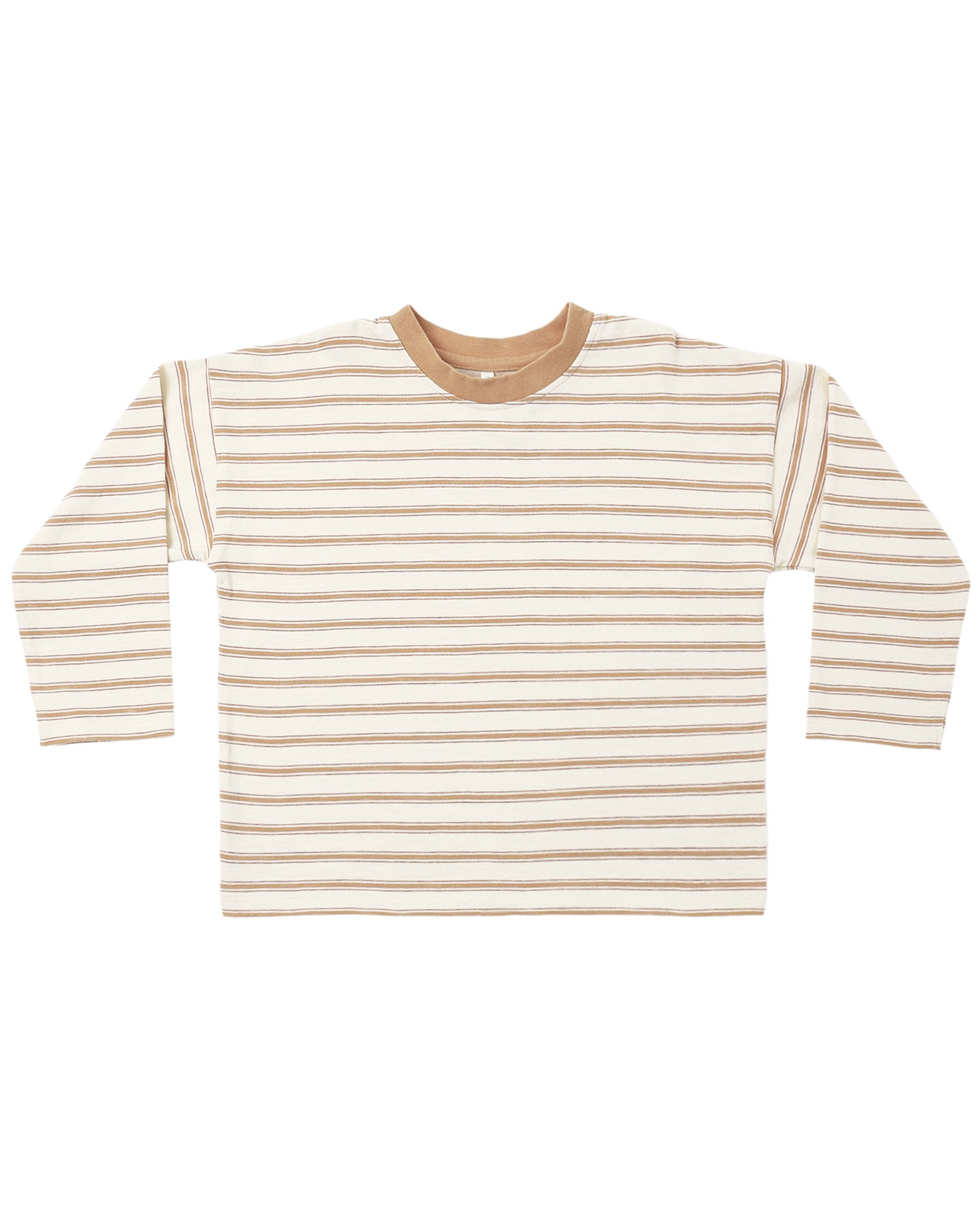 Camden Long Sleeve Tee Fawn Stripe