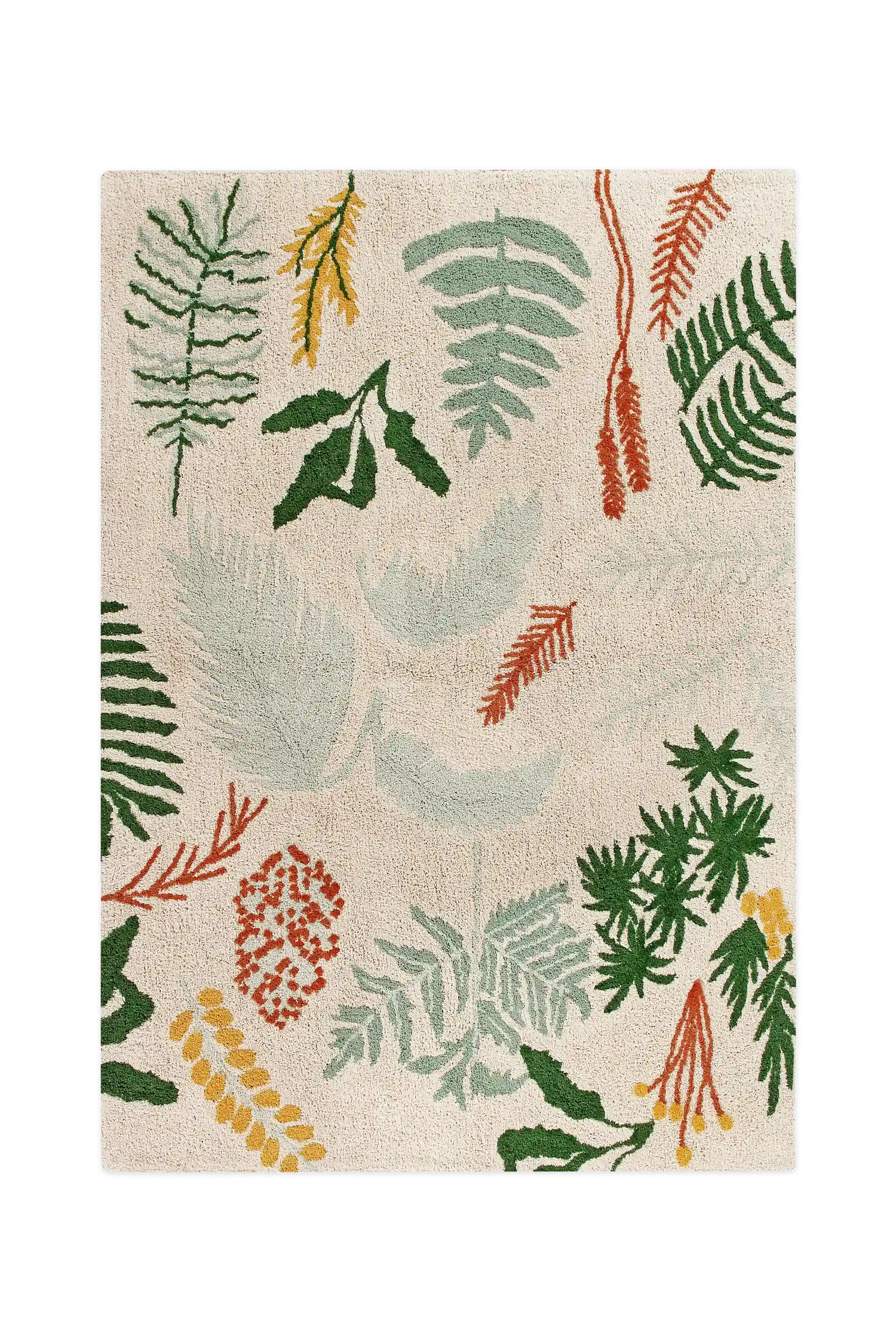 Lorena Canals Botanic Plants Washable Area Rug (Special Order Item)