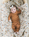 Mebie Baby Muslin Swaddle Blanket - Harvest