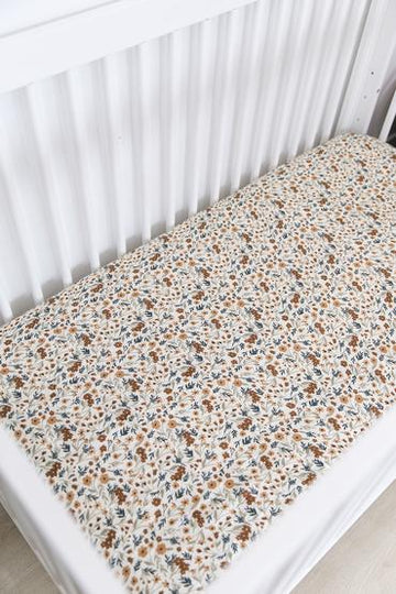 Mebie Baby Fitted Crib Sheet - Harvest Floral