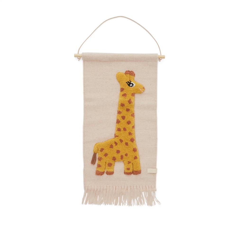 Giraffe Wallhanger - Rose