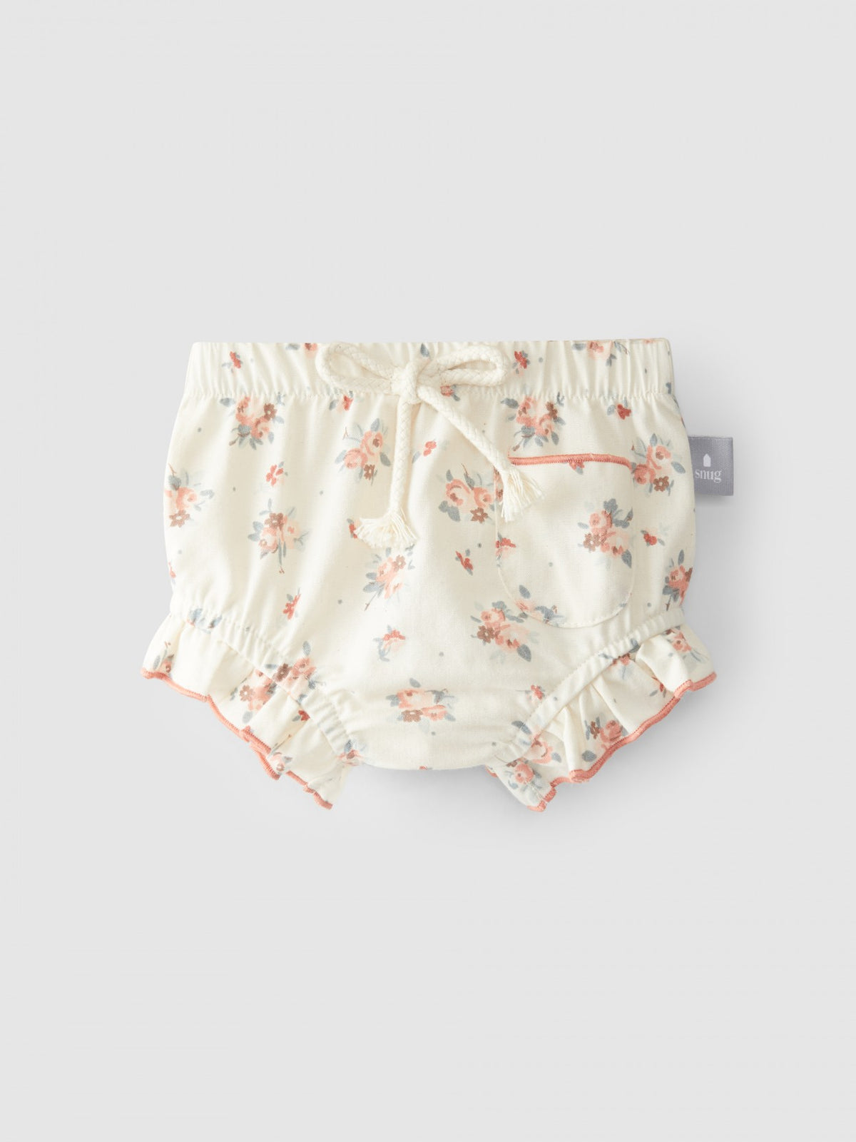 Diaper Cover Organic Cotton Flowers