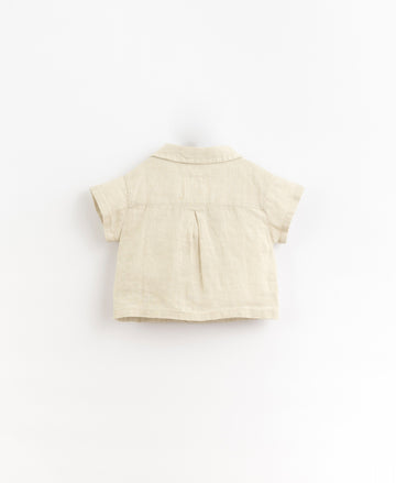 Linen shirt with pockets