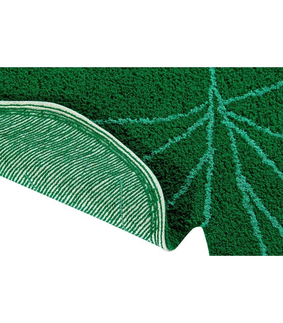 Lorena Canals Monstera Leaf Washable Rug - Green (Special Order Item)