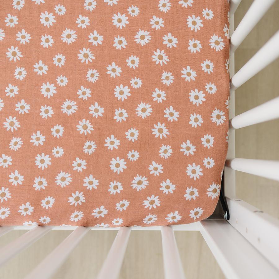 Mebie Baby Fitted Crib Sheet - Arizona Daisy