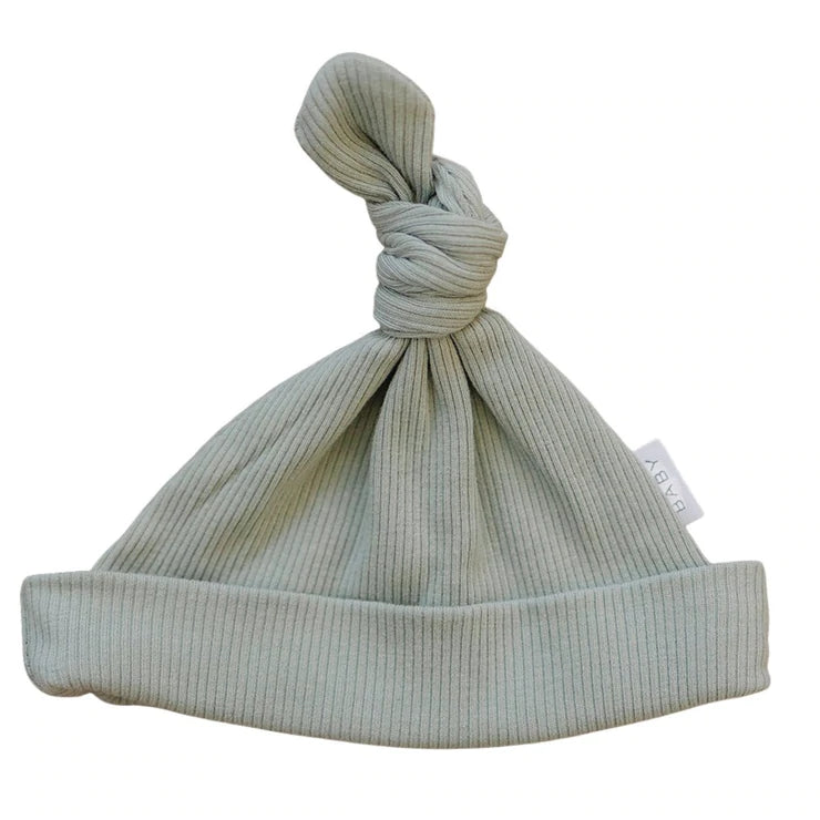 Mebie Baby Ribbed Knot Hat - Assorted Colors
