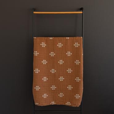 Mebie Baby Muslin Swaddle Blanket - Chestnut
