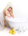 Hooded Towel: Handmade, Block-Printed Cotton Baby/Toddler
