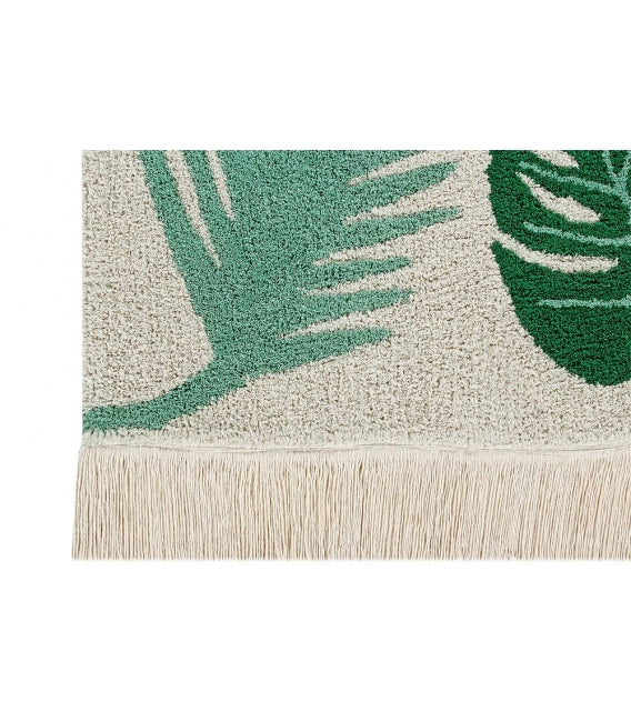 Lorena Canals Tropical Green Washable Rug (Special Order Item)