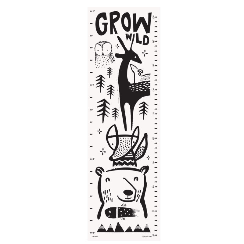 Wee Gallery Canvas Growth Chart - Assorted