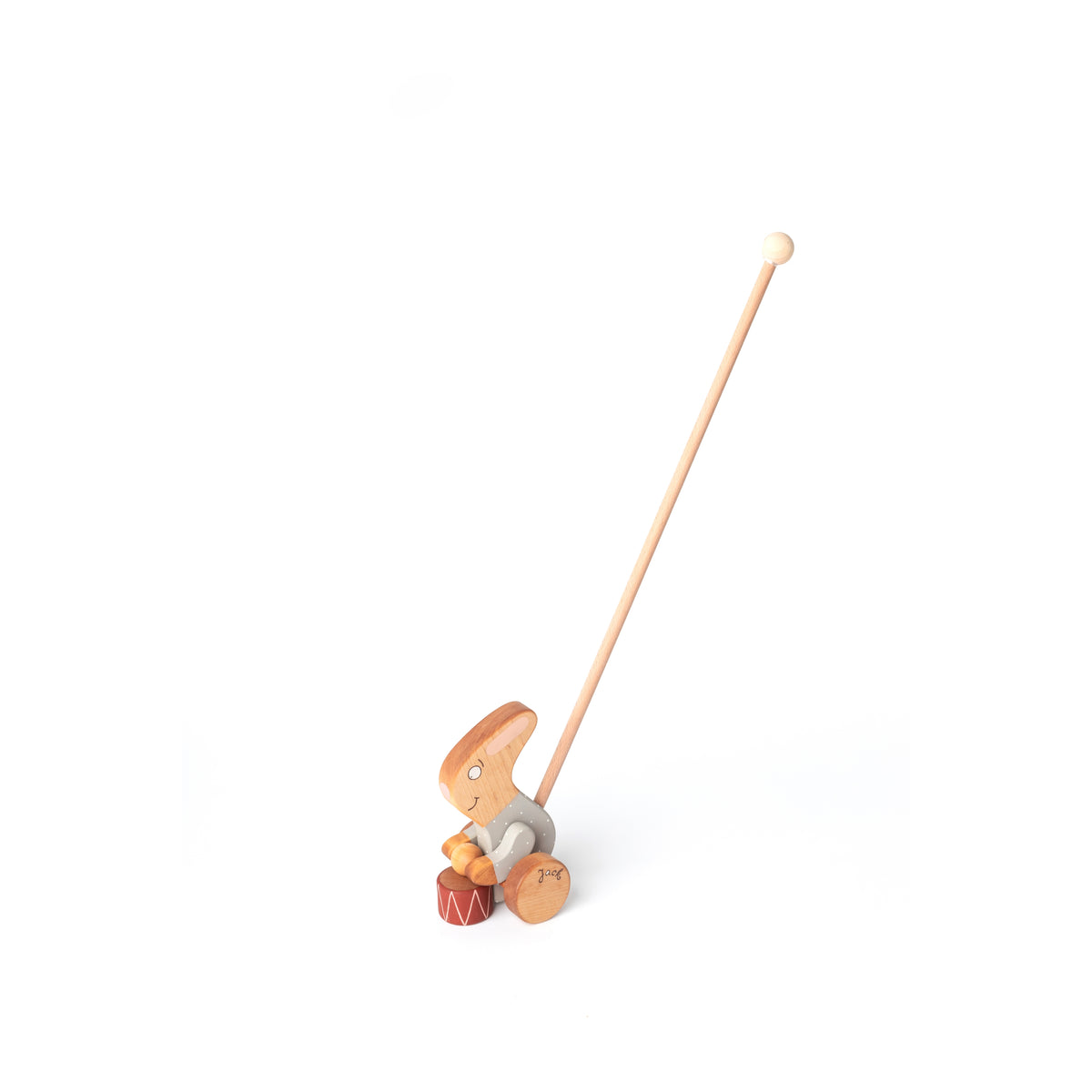 Push Toy Rabbit with a Drum