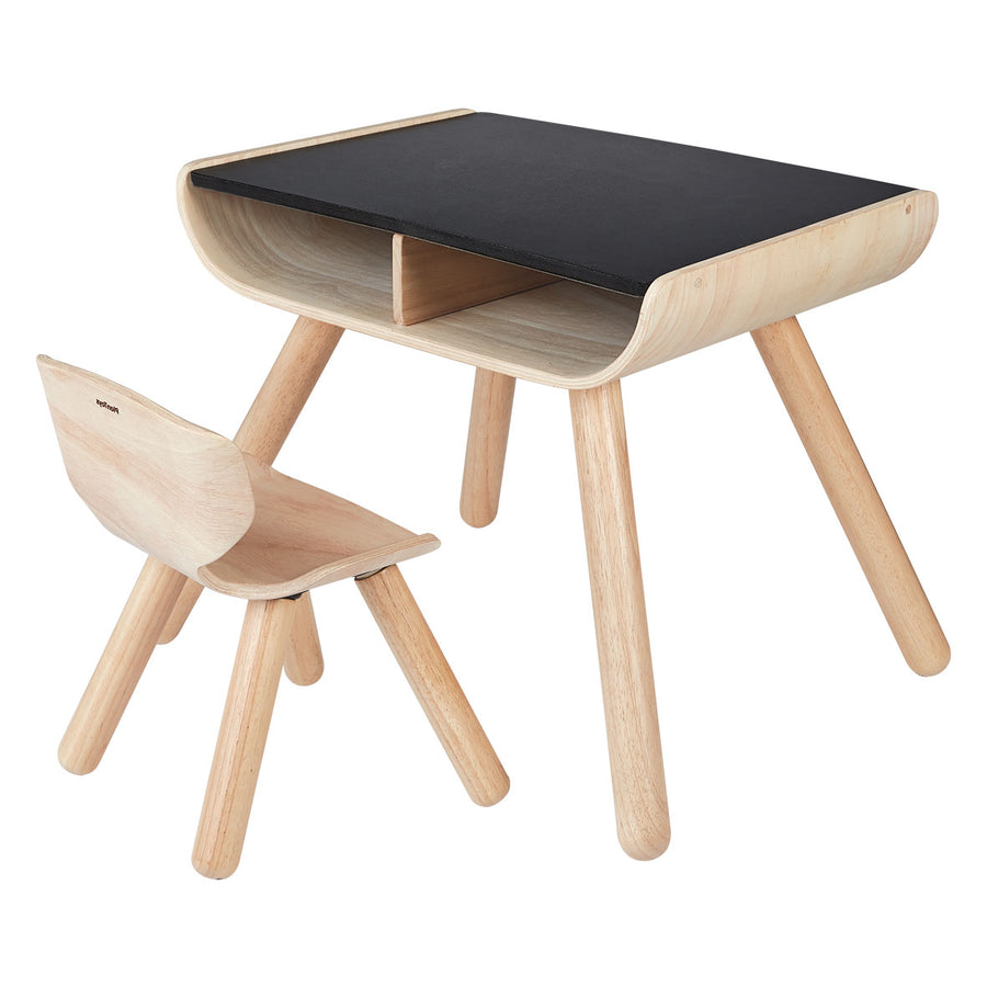 PlanToys - Table & Chair - Black