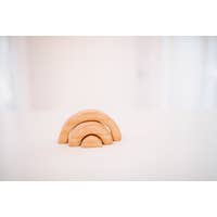 Mini Wooden Rainbow Stacker