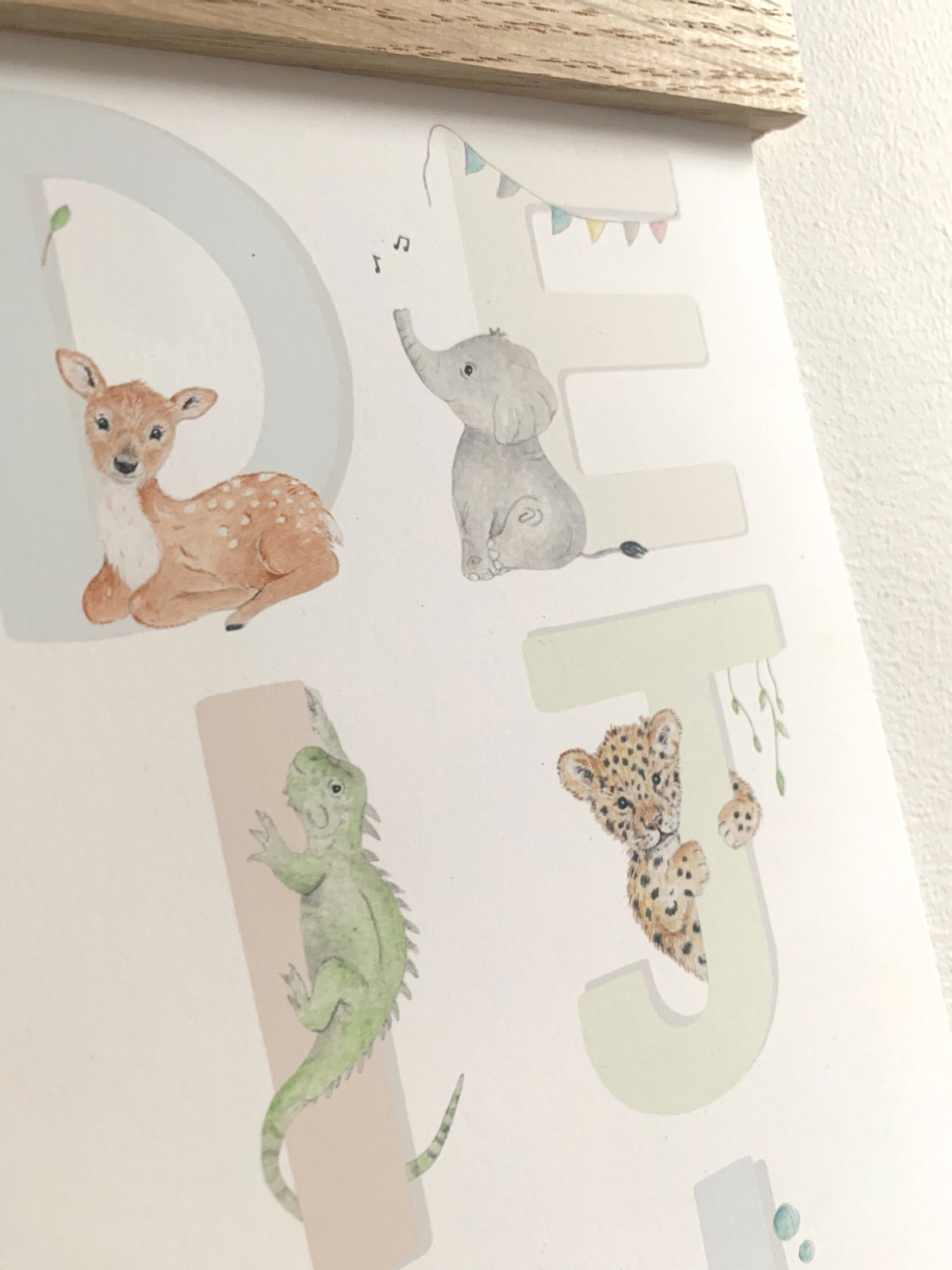 Animal Alphabet Fine Art Print