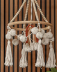 Beaded Natural Baby Mobile