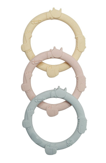 Loulou Lollipop Wild teething Ring Set