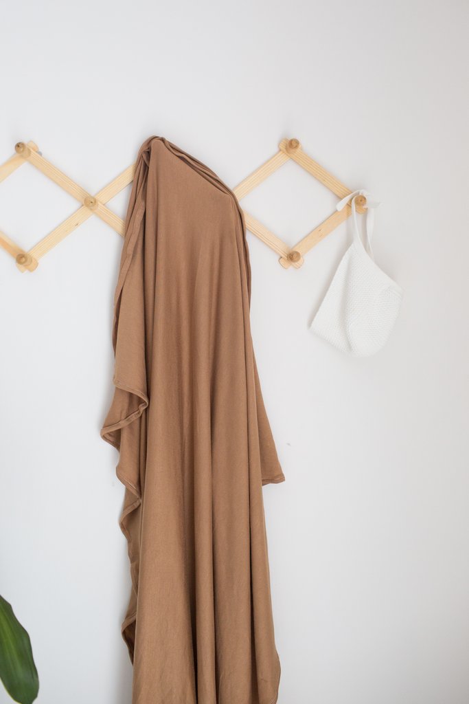 Mebie Baby Stretch Swaddle - Mustard