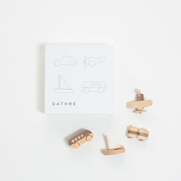 Stockhome X gathre Wooden Toys set