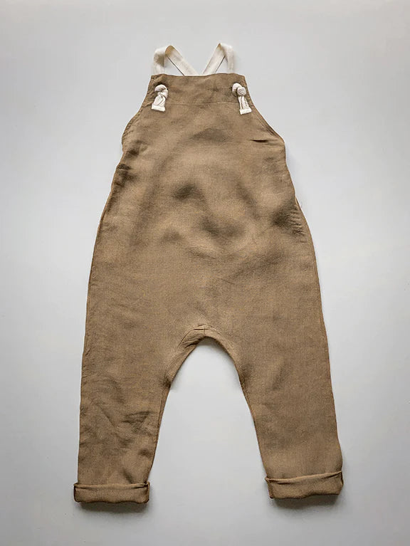 The Linen Overall - Camel