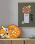 Little Lights Baby Fox Lamp - Orange