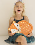 Little Lights Baby Fox Lamp - Orange