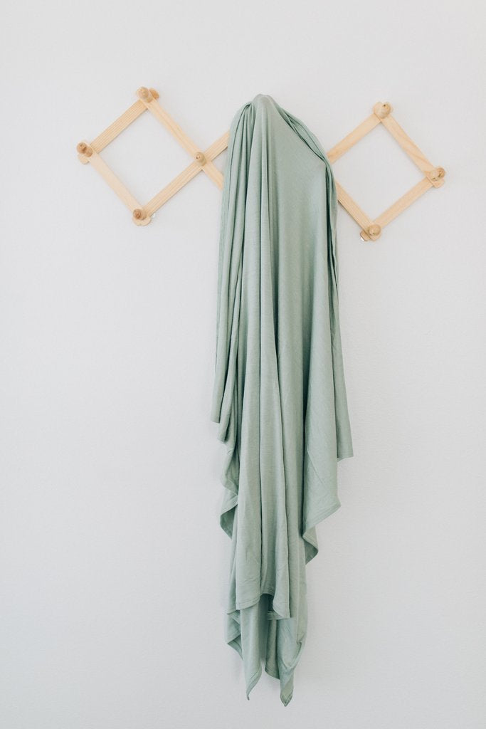 Mebie Baby Stretch Swaddle - Sage