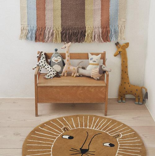 Lion Round Rug