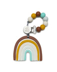 Loulou Lollipop Neutral Rainbow Silicone Teether Set