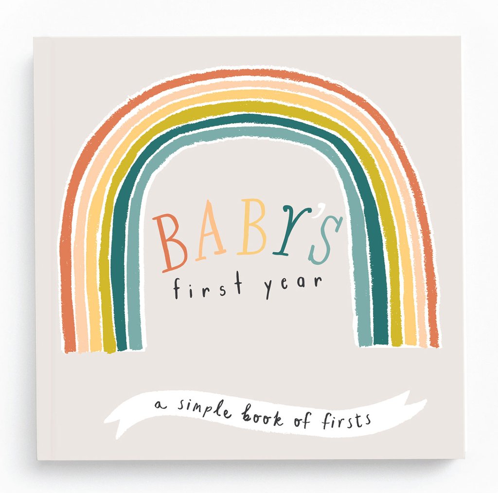Babys First Year Memory Book - Rainbow