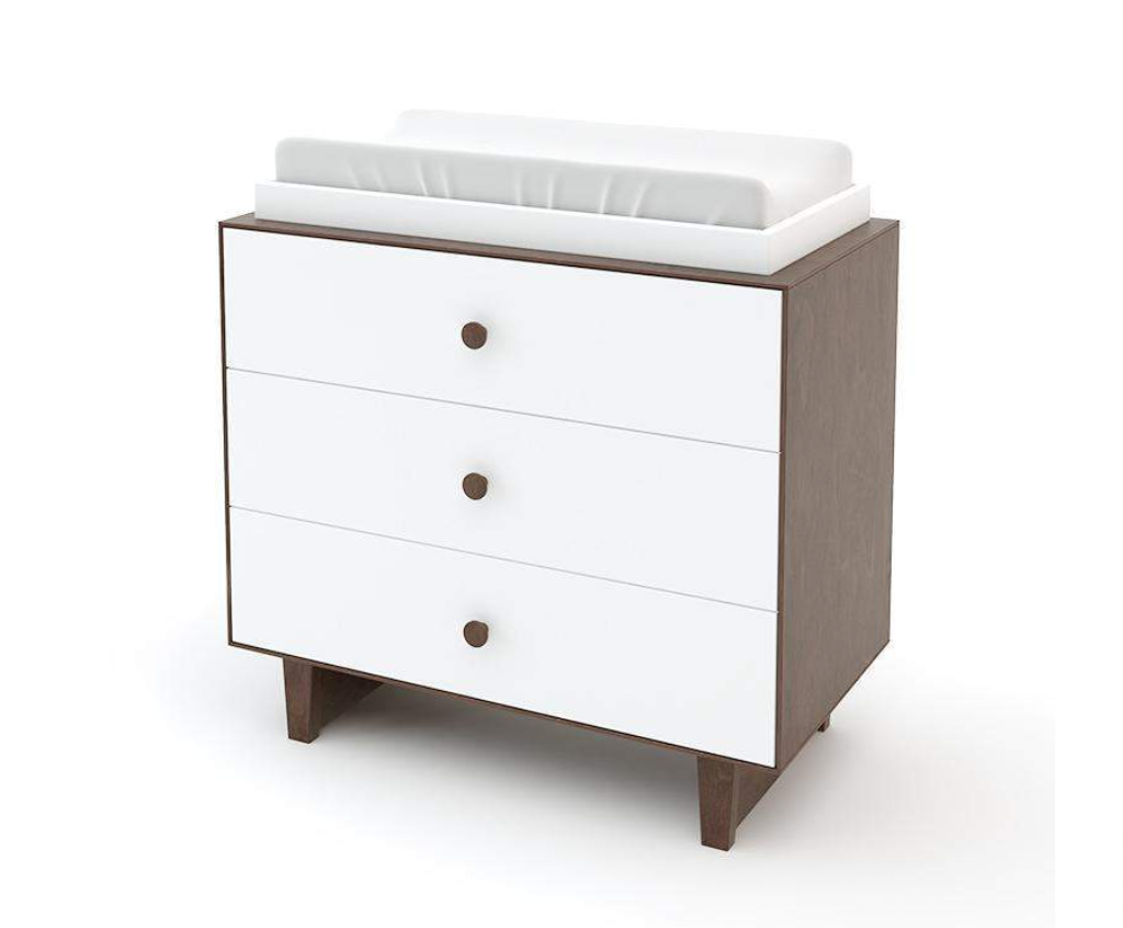 Oeuf Changing Tray w/ Pad - White (Special Order Item)