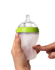 ComoTomo Baby Bottle, Double - 5oz Green