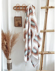 4 Layered Organic Muslin Blanket Rainbows