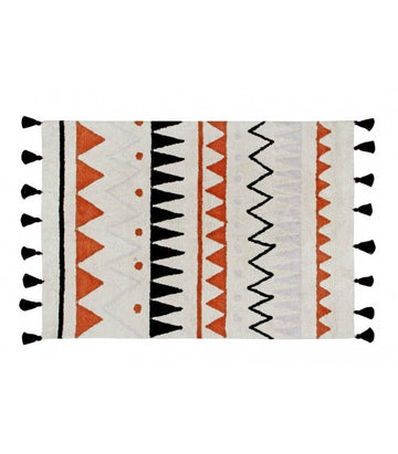 Lorena Canals Azteca Natural Washable Rug - Terracotta (Special Order Item)