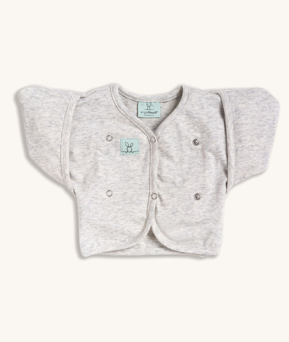 Butterfly Cardi - Grey Marle