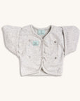 Butterfly Cardi - Grey Marle