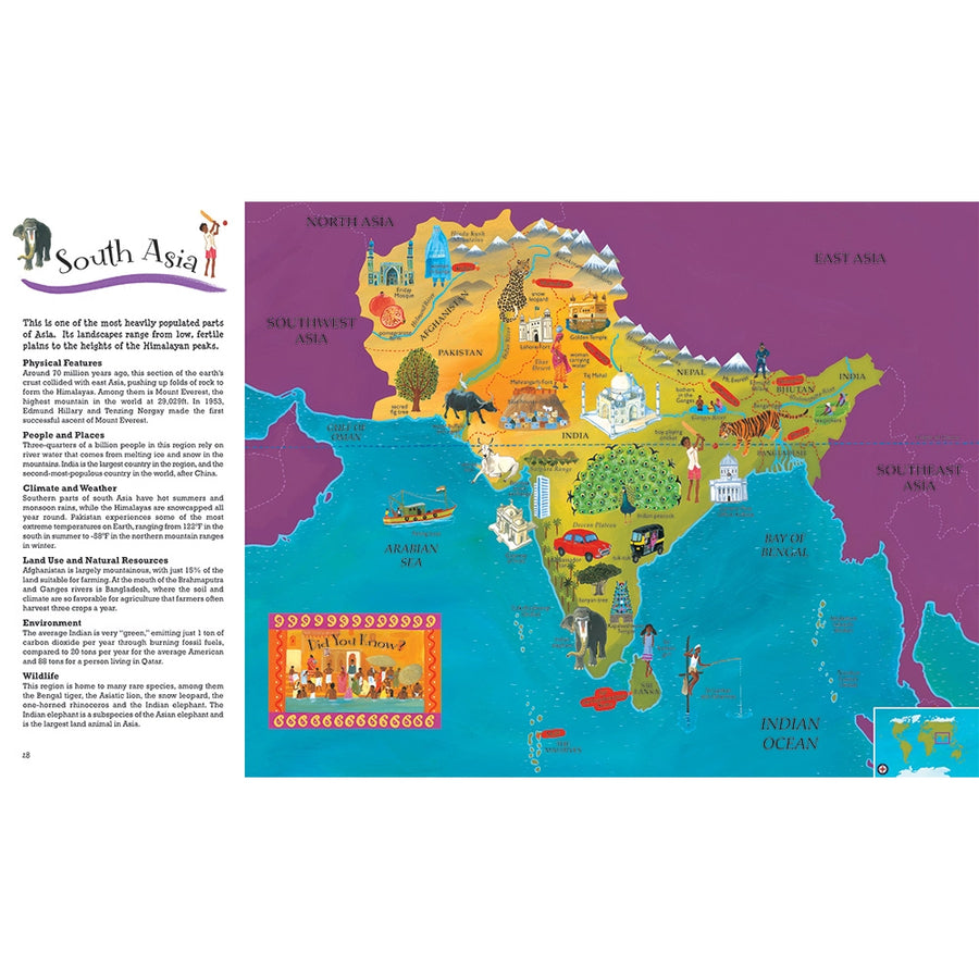 Barefoot Books World Atlas - Hardcover