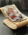 Bloom Coco Stylewood Lounger - Natural with White Seat Pad (SPECIAL ORDER ITEM)