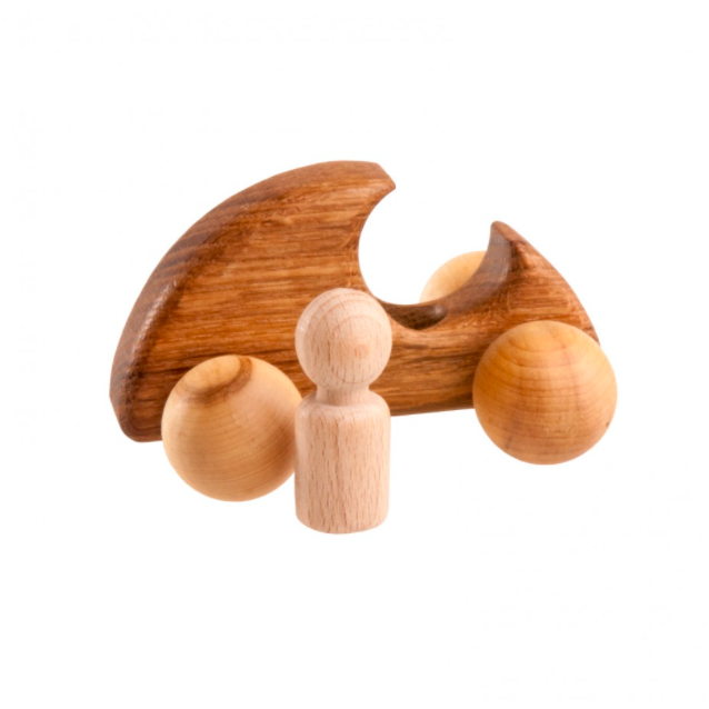 Wooden Car Roller Toy