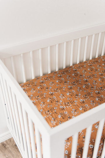 Mebie Baby Fitted Crib Sheets - Vintage Floral