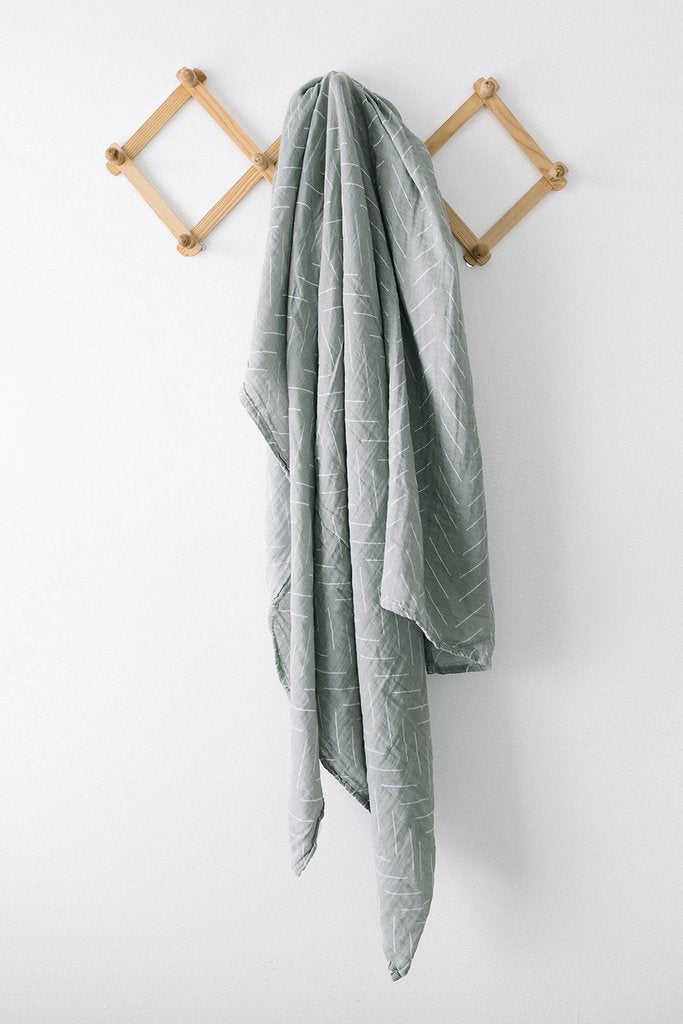 Mebie Baby Muslin Swaddle Blanket - Desert Sage