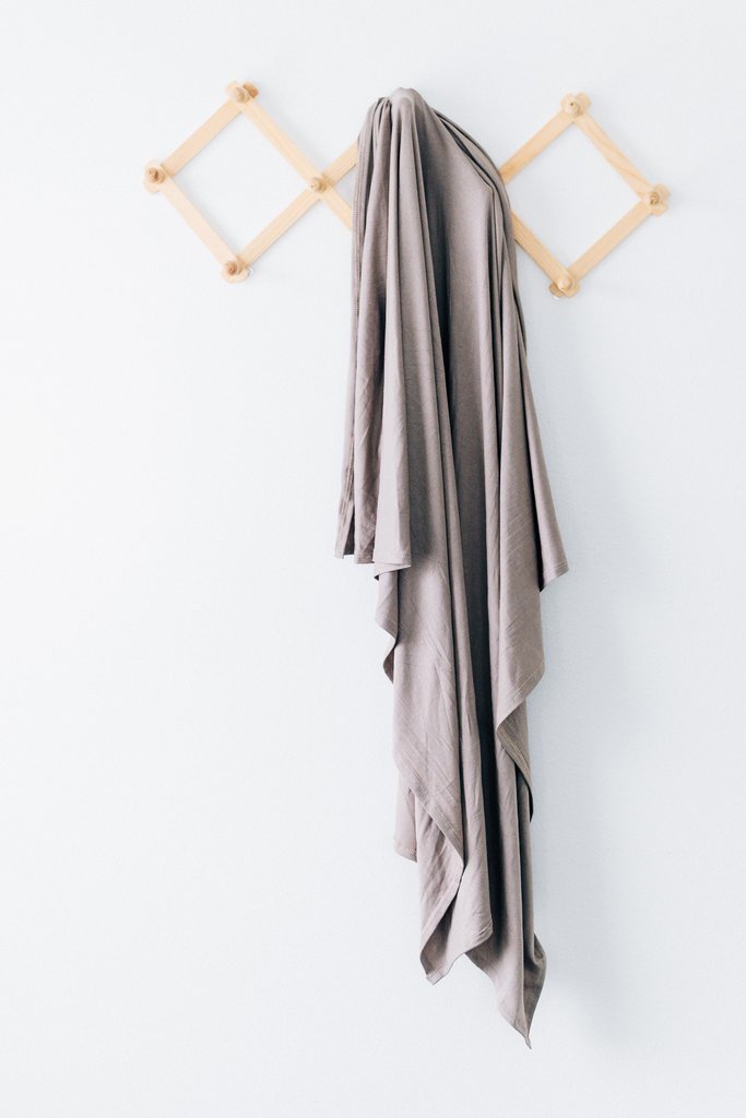 Mebie Baby Stretch Swaddle - Taupe