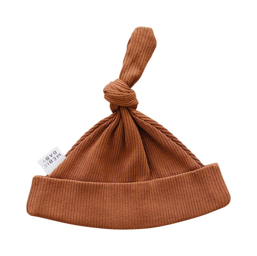 Mebie Baby Ribbed Knot Hat - Assorted Colors