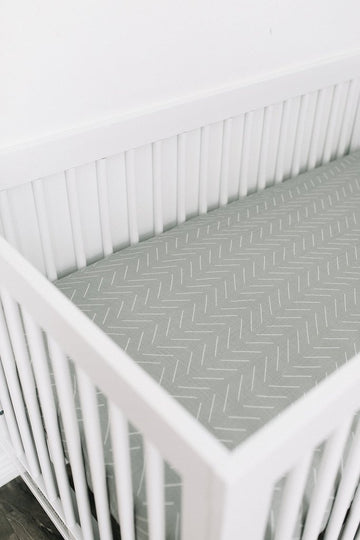 Mebie Baby Fitted Crib Sheets - Desert Sage
