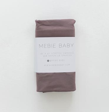 Mebie Baby Stretch Swaddle - Plum
